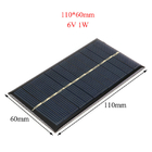 余姚实力商家志旺新能源 6v 多晶 滴胶太阳能小板 多晶太阳能板 支持定制