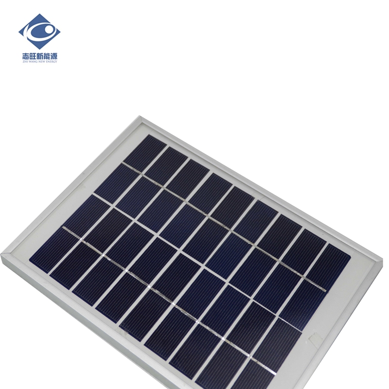 余姚实力商家志旺新能源 5w 9v 多晶 玻璃层压 太阳能小板 铝框太阳能板 支持定制 应急充电器